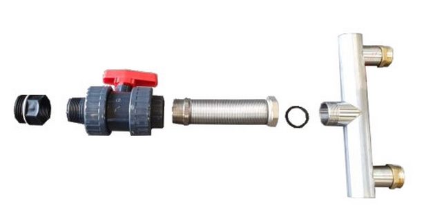 DH Doppelpumpenanschluss-Set für HST-AQF-Tank