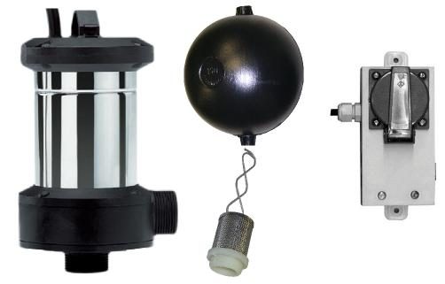 DH Tauchpumpe Zubringer Mini mit Schaltbox, für Regenmanager RM5