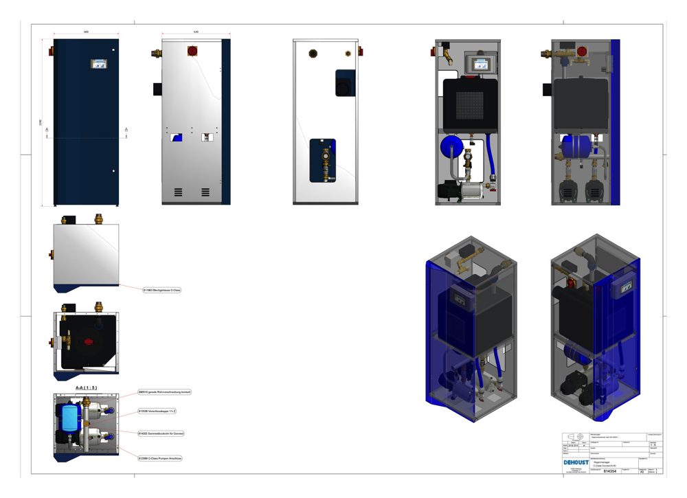 DH Trinkwassertrennstation CONNECT Compact 6-40, mit Doppelpumpe