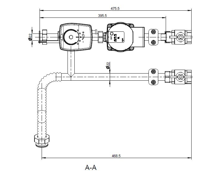 SF Integrierbarer 2. gemischter HK für hydroPELL,-tower,-CONTROL