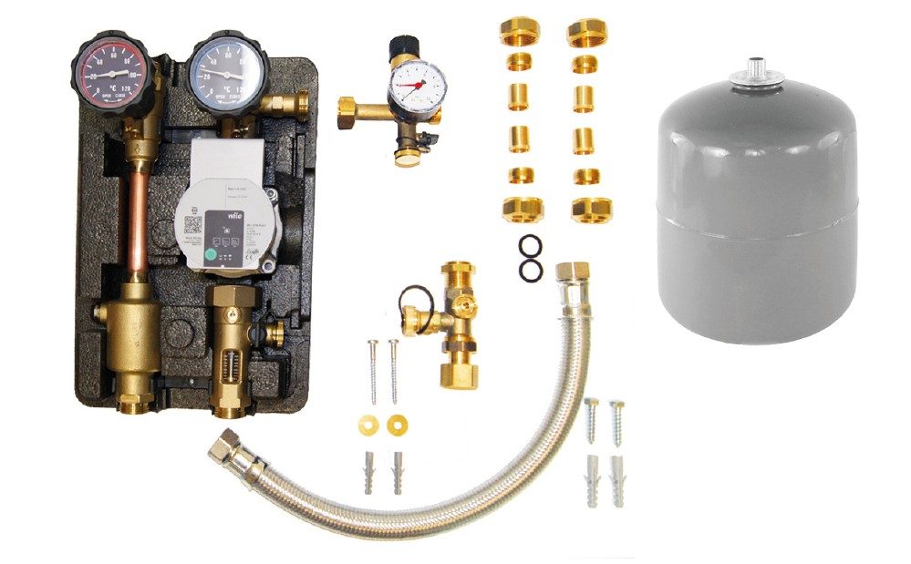 SF Pumpengruppenset HE + LA bis 13 m2 f. OP