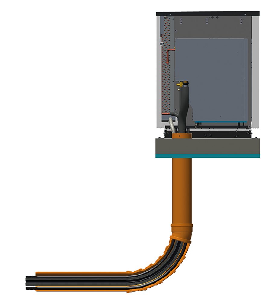 SF Anschlussset unten 5/4Z ÜWM für vampair PRO 08-15