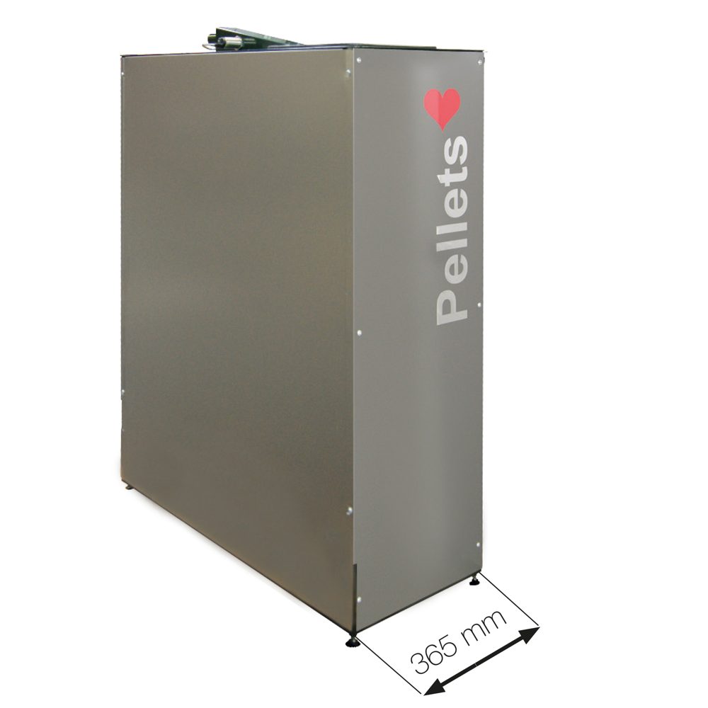 SF PELLETSVORRATSBEHÄLTER mit Saugsystem 110 l