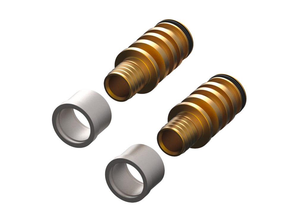 TECEfloor SLQ I-HKV Anschlussadapter-Set Typ Flex 25x2,5 mm
