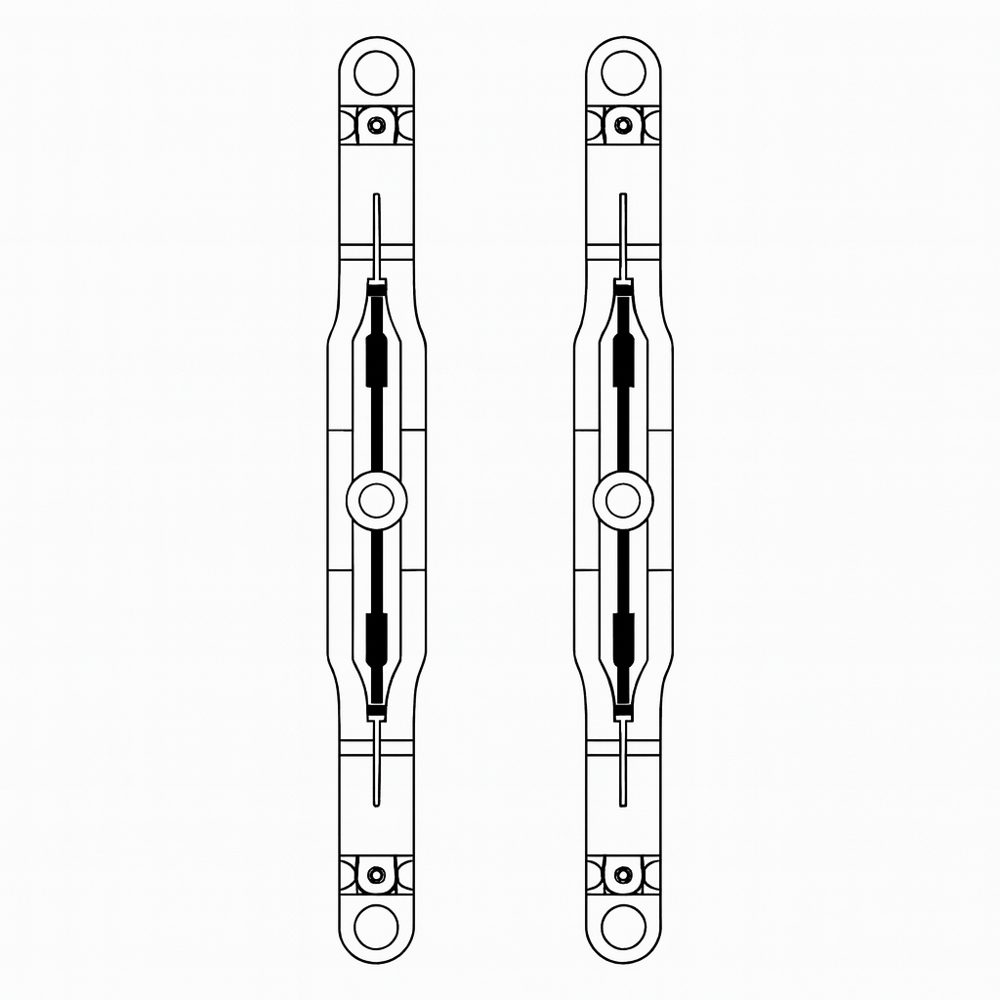 TECEfloor Kunststoffvert.-Halter Set Ersatzteil