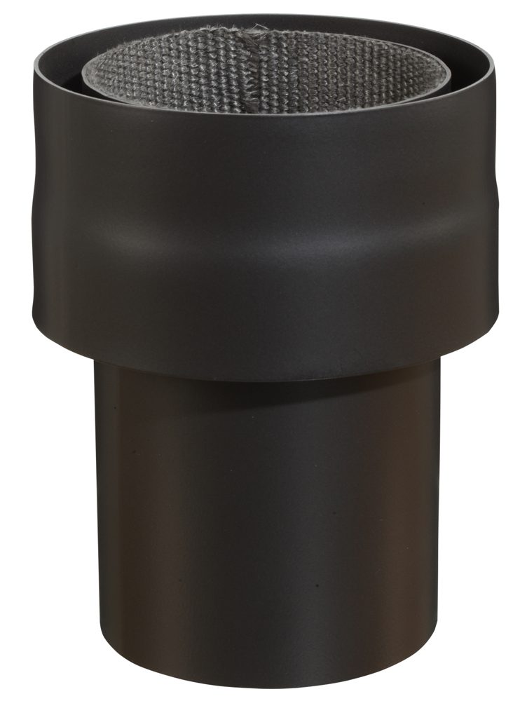 Anschluss Rauchgasstutzen 80mm auf 100mm